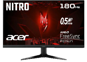 ACER NITRO 60CM 23.8" IPS FHD,180Hz ,178/178 ,1ms/0.5ms, 250 cd/m2 , 99% sRGB ,Speaker: 2Wx2, 2 xHDMI , 1xDP