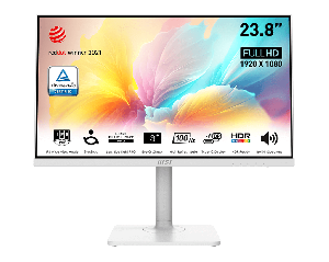 MSI Monitor 23.8" FHD IPS 100Hz, 1ms, 300 cd/m², 178°-178°, VESA, SRGB 114%, Speaker, Type-C 15W, HDMI, DisplayPort