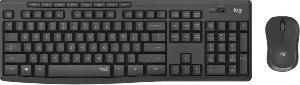 Logitech Silent Wireless 2.4GHz Combo keyboard and mouse - GRAPHITE EN/RUS USB 1Y (L920-009807)