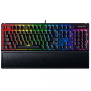 Razer Gaming Keyboard BlackWidow V3 Green Switch USB RU RGB, Black