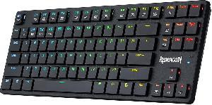 Redragon Anubis K-539 Mechanical gaming keyboard, RGB, slim, noiseless, 87 botto Bluetooth,2.4G